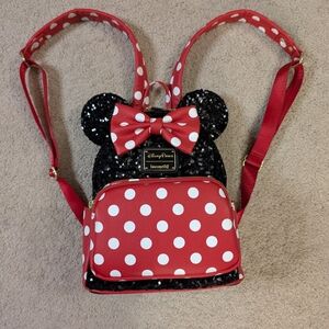 Loungefly Minnie Mouse Mini Backpack – Disney Parks